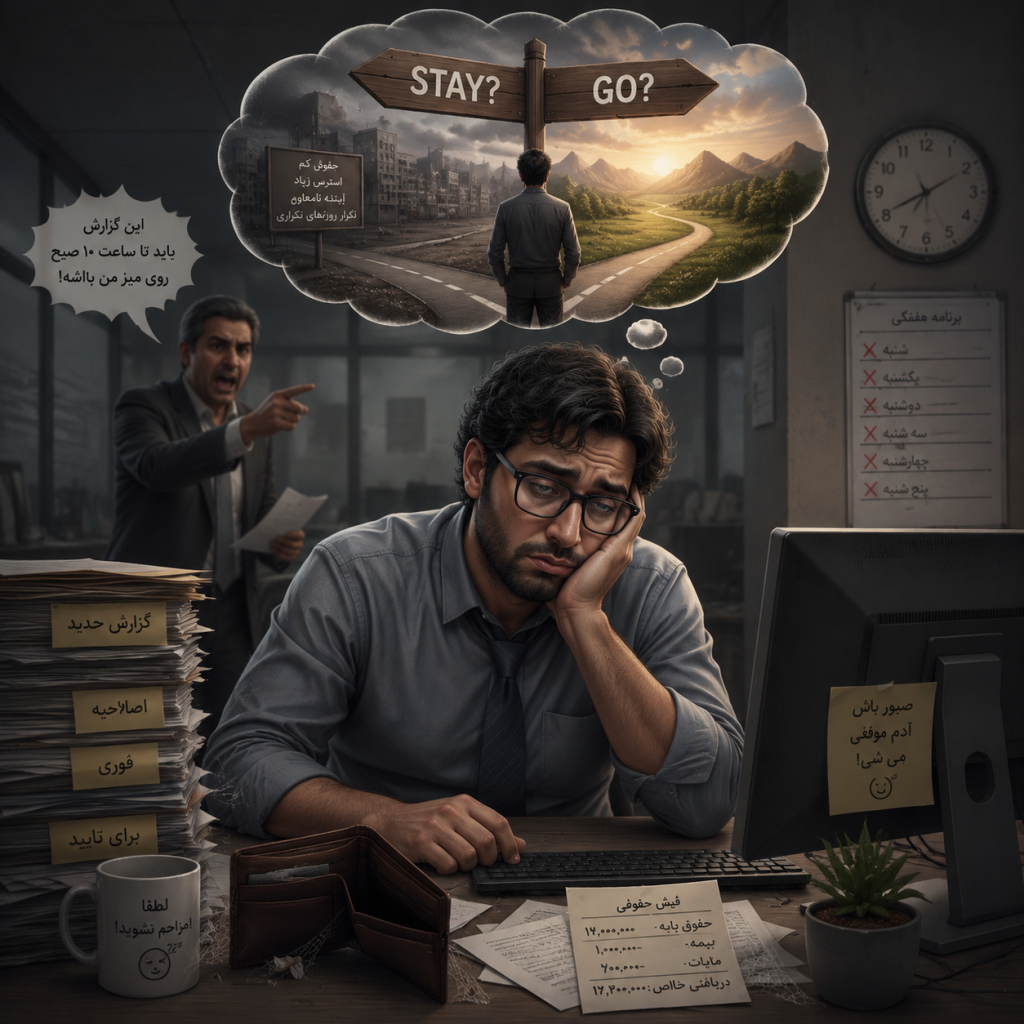 من برای کارآفرینی ساخته شدم یا فقط از شغل فعلیم خسته شدم